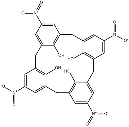 对-硝基杯[4]芳烃 结构式