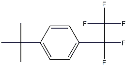 4-tert-Butylpentafluoroethylbenzene 结构式