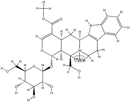 3BETA-异二氢卡丹宾碱 4-氧化物 结构式