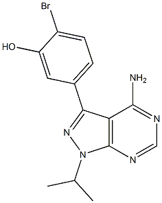 化合物 PP487 结构式