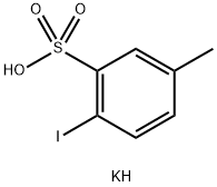 2-碘-5-甲基苯磺酸钾 结构式