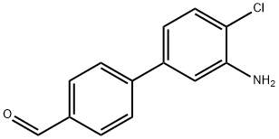 3'-Amino-4'-chloro-biphenyl-4-carbaldehyde 结构式