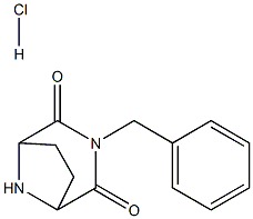 3-benzyl-3,8-diazabicyclooctane[3.2.1]-2,q-dione 结构式