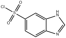 1H-苯并[D]咪唑-6-磺酰氯 结构式