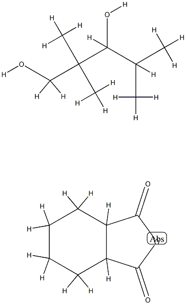 1,3-Isobenzofurandione, hexahydro-, polymer with 2,2,4-trimethyl-1,3-pentanediol 结构式