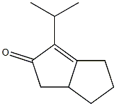 2(1H)-Pentalenone,4,5,6,6a-tetrahydro-3-isopropyl-(6CI) 结构式