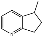 5H-Cyclopenta[b]pyridine,6,7-dihydro-5-methyl-(9CI) 结构式