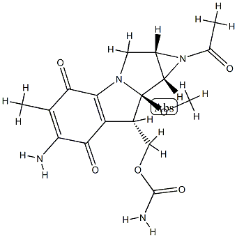 1a-acetylmitomycin C 结构式