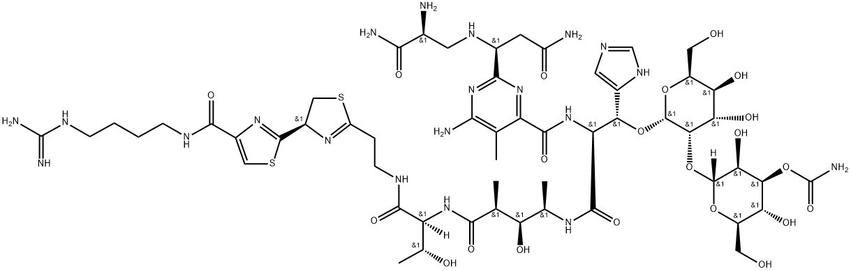 博莱霉素 结构式