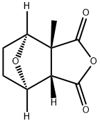 (3aR)-3a,4,5,6,7,7aα-Hexahydro-3aα-methyl-4β,7β-epoxyisobenzofuran-1,3-dione 结构式