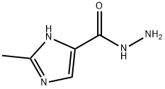 Imidazole-4(or 5)-carboxylic acid, 2-methyl-, hydrazide (6CI) 结构式