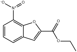 7-硝基苯并呋喃-2-羧酸乙酯 结构式