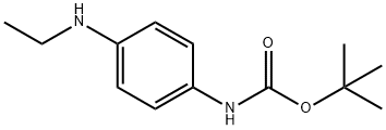 N1-BOC-N4-乙基苯-1,4-二胺 结构式