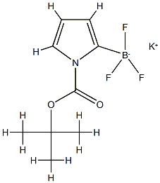 PotassiuM 1-Boc-pyrrole-2-yltrifluoroborate 结构式