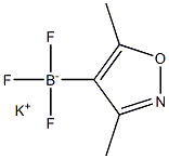 POTASSIUM 3,5-DIMETHYLISOXAZOLE-4-TRIFLUOROBORATE 结构式