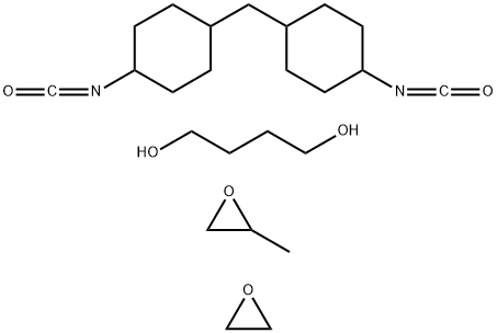 1,4-Butanediol, polymer with 1,1-methylenebis4-isocyanatocyclohexane, methyloxirane and oxirane 结构式