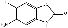 2(3H)-Benzothiazolone,5-amino-6-fluoro-(9CI) 结构式