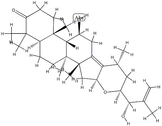 25-脱水泽泻醇F 结构式