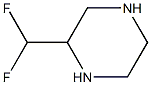 2-(二氟甲基)哌嗪 结构式
