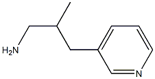 3-Pyridinepropanamine,beta-methyl-(9CI) 结构式