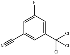 3-氟-5-三氟甲基苯腈 结构式
