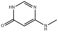 6-(甲基氨基)嘧啶-4-醇 结构式