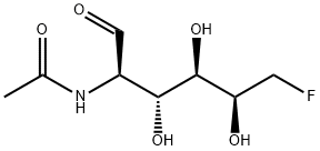 2-acetamido-2,6-dideoxy-6-fluorogalactose 结构式