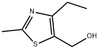 (4-乙基-2-甲基噻唑-5-基)甲醇 结构式