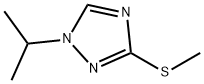 1H-1,2,4-Triazole,1-(1-methylethyl)-3-(methylthio)-(9CI) 结构式