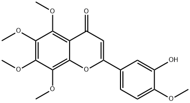 3'-去甲川陈皮素 结构式