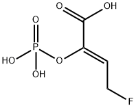 3-(fluoromethyl)phosphoenolpyruvate 结构式