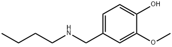 4-[(butylamino)methyl]-2-methoxyphenol 结构式