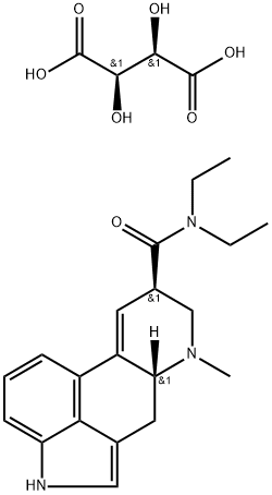 LSD-25 bitartrate 结构式