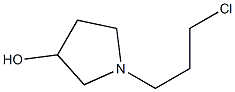 1-(3-chloropropyl)pyrrolidin-3-ol 结构式