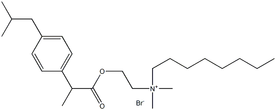 ibuprofen dimethyl aminoethanol octyl 结构式