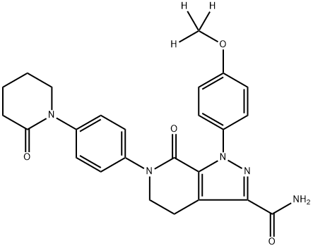 Apixaban-d3 结构式