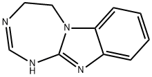1H-[1,3,5]Triazepino[1,2-a]benzimidazole,4,5-dihydro-(9CI) 结构式
