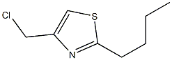 2-butyl-4-(chloromethyl)-1,3-thiazole 结构式