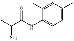 N~1~-(2-fluoro-4-methylphenyl)alaninamide(SALTDATA: HCl) 结构式