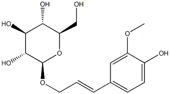 (E)-异松柏苷 结构式