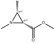 2-Aziridinecarboxylic acid, 1,3-dimethyl-, methyl ester, (2R,3R)-rel- (9CI) 结构式