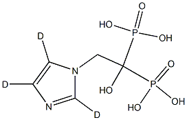 Zoledronic-d3 Acid 结构式