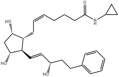 N-Cyclopropyl Bimatoprost 结构式