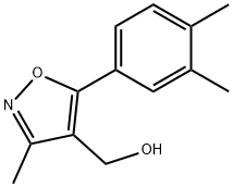 4-Isoxazolemethanol,5-(3,4-dimethylphenyl)-3-methyl-(9CI) 结构式