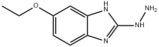 Benzimidazole, 5(or 6)-ethoxy-2-hydrazino- (6CI) 结构式