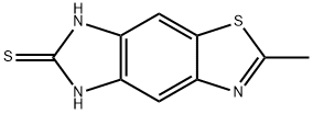 5H-Imidazo[4,5-f]benzothiazole-6-thiol,2-methyl-(6CI) 结构式