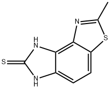 6H-Imidazo[4,5-e]benzothiazole-7-thiol,2-methyl-(6CI) 结构式