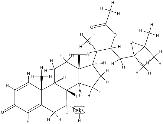 petuniasterone-C22-O-acetate 结构式