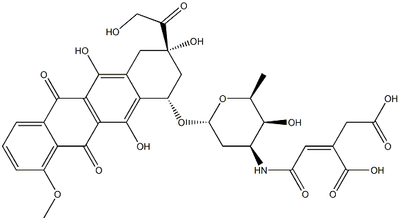 aconityldoxorubicin 结构式