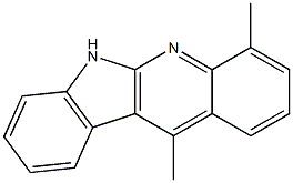 5H-Quinindoline, 4,11-dimethyl- 结构式